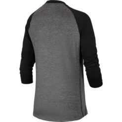 Nike Boys' Baseball Pro Cool Raglan Tee -Rawlings Sport Gears Store CT2682 066 BlackGrey BCK