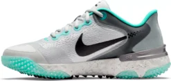 Nike Women's Alpha Huarache Elite 3 Turf Softball Shoes -Rawlings Sport Gears Store CU8403 003 GreyBlack INS