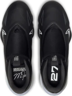 Nike Men's Force Zoom Trout 8 Pro Metal Baseball Cleats -Rawlings Sport Gears Store CZ5915 010 BlackGrey TOP