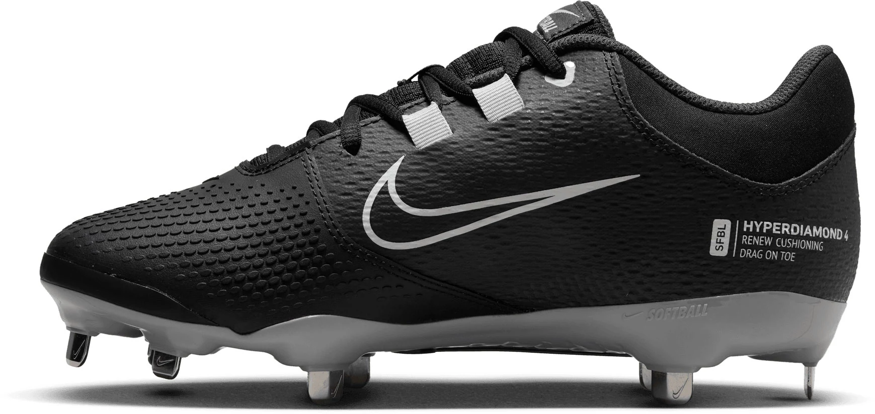 Nike Women's Hyperdiamond 4 Pro Fastpitch Softball Cleats 3 Nike Women's Hyperdiamond 4 Pro Fastpitch Softball Cleats - Image 3