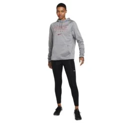 Nike Women's Therma-FIT Softball Hoodie -Rawlings Sport Gears Store DC7225 002 DarkSteelGrey DET alt3