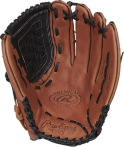 Rawlings 14'' Premium Series Slowpitch Glove -Rawlings Sport Gears Store DICD140BDBRZ DICD140BDB30 Brown PALM