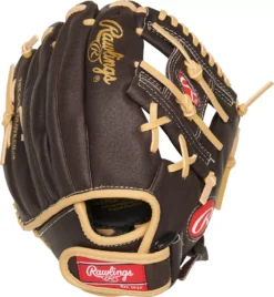 Rawlings 10.5'' Youth Highlight Series Glove -Rawlings Sport Gears Store DICH105IBR 60 Brown BCK