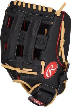 Rawlings 11.5'' Youth Highlight Series Glove -Rawlings Sport Gears Store DICH115HB 60 Black SDER