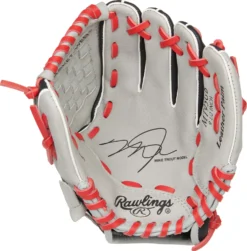Rawlings 9.5'' Tee Ball Mike Trout Series Glove -Rawlings Sport Gears Store DICMT95GB 60 Grey PALM