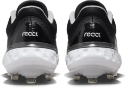 Nike Men's Alpha Huarache Elite 4 Metal Baseball Cleats -Rawlings Sport Gears Store DJ6521 011 BlackGrey BCK