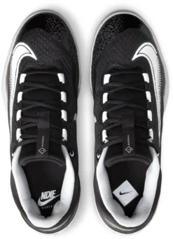 Nike Men's Alpha Huarache Elite 4 Metal Baseball Cleats -Rawlings Sport Gears Store DJ6521 011 BlackGrey TOP