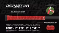 Lizard Skins DSP Ultra Bat Specialty Grip -Rawlings Sport Gears Store DSPUBB0AD REDWHITEBLUE TEC alt2