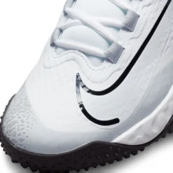 Nike Women's Alpha Huarache Elite 4 Turf Softball Shoes -Rawlings Sport Gears Store FD2746 102 WhiteGrey DET