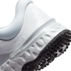 Nike Women's Alpha Huarache Elite 4 Turf Softball Shoes -Rawlings Sport Gears Store FD2746 102 WhiteGrey DET alt1