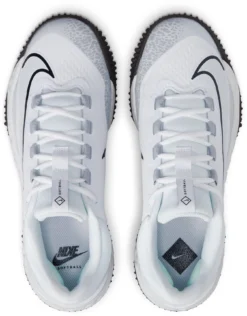 Nike Women's Alpha Huarache Elite 4 Turf Softball Shoes -Rawlings Sport Gears Store FD2746 102 WhiteGrey TOP