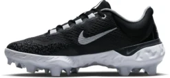 Nike Men's Alpha Huarache Elite 4 MCS Baseball Cleats -Rawlings Sport Gears Store FD6221 010 WhiteGrey INS