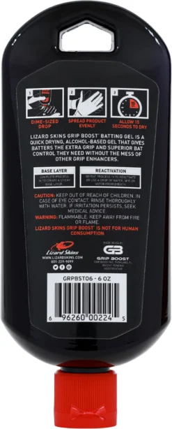 Lizard Skins 6 Oz. Grip Boost Bottle 7 Lizard Skins 6 Oz. Grip Boost Bottle -Rawlings Sport Gears Store GRIPBOOST NOCOLOR BCK