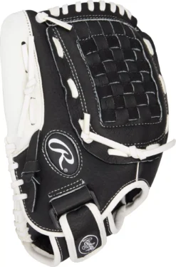 Rawlings 12'' Girls' Highlight Series Softball Glove 7 Rawlings 12'' Girls' Highlight Series Softball Glove -Rawlings Sport Gears Store HFP120BW DIC60 Black SDE