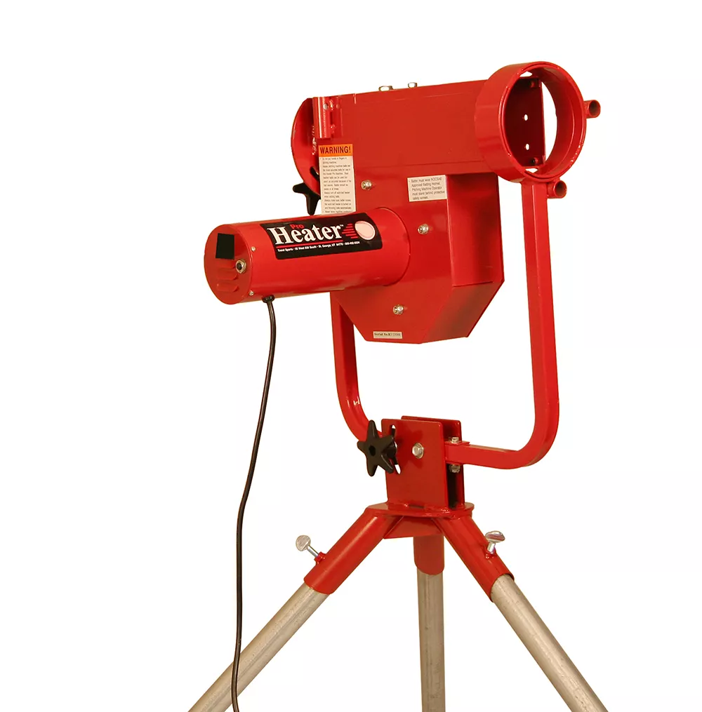 Heater Pro Curve Baseball Pitching Machine & Xtender 24' Batting Cage 2 Heater Pro Curve Baseball Pitching Machine & Xtender 24' Batting Cage - Image 2