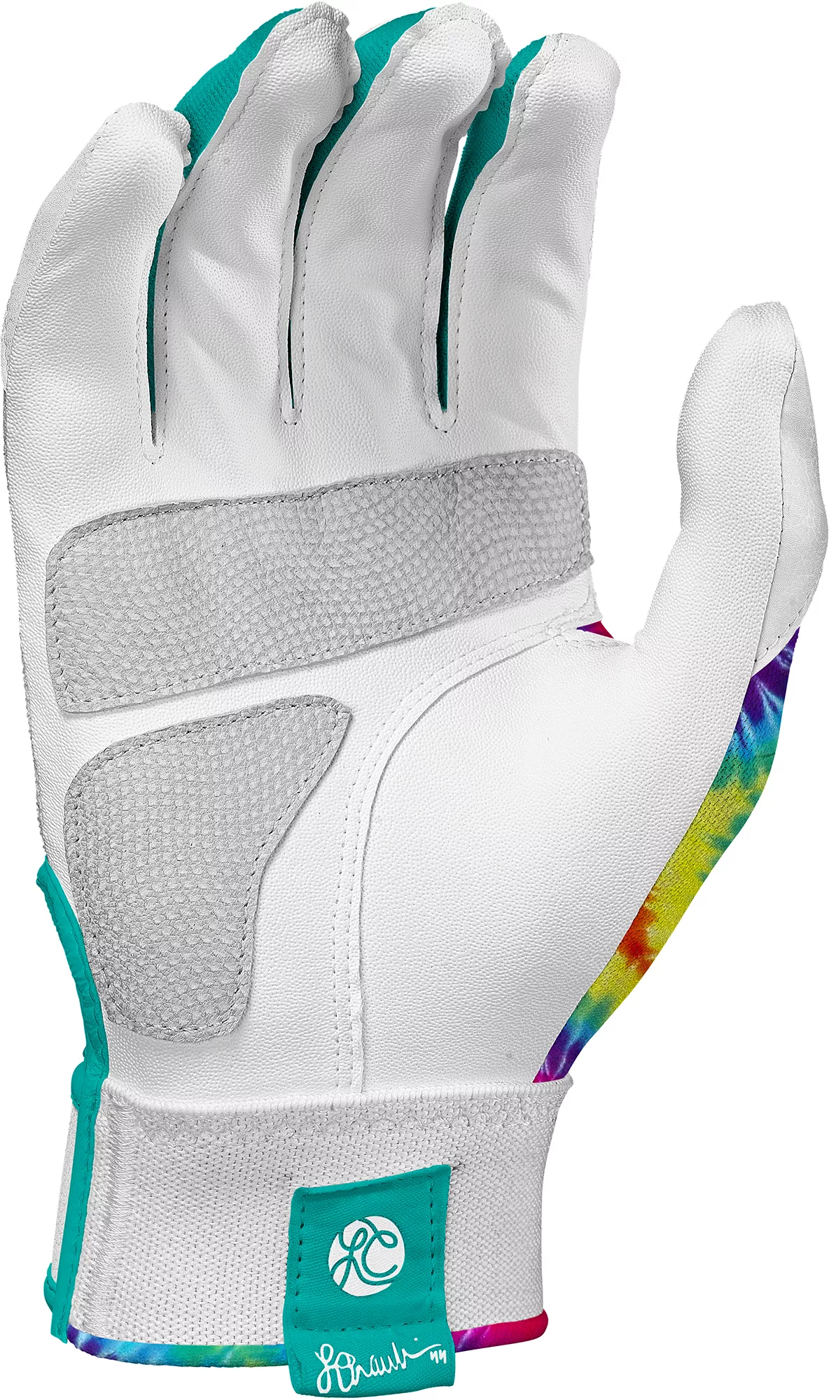 Easton Girls' Lauren Chamberlain Elite Softball Tie Dye Batting Gloves 2 Easton Girls' Lauren Chamberlain Elite Softball Tie Dye Batting Gloves - Image 2