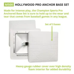 Champion Hollywood Pro Anchored Base Set -Rawlings Sport Gears Store M500 NOCOLOR DET alt1