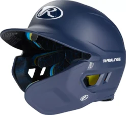 Rawlings Junior Mach Adjust Right-Handed Batting Helmet -Rawlings Sport Gears Store MACHADJRH JR DICMA07JMNADJ Navy AL