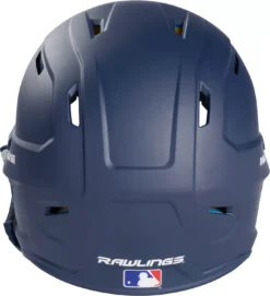 Rawlings Senior MACH Baseball Batting Helmet W/ Adjustable Face Guard -Rawlings Sport Gears Store MACHADJRH SR DICMA07SMNADJ Navy BCK