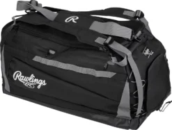 Rawlings Mach Baseball/Softball Duffle Bag -Rawlings Sport Gears Store MACHDB Black AL