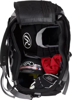 Rawlings Mach Baseball/Softball Duffle Bag -Rawlings Sport Gears Store MACHDB Black DET alt2