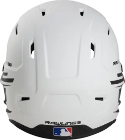 Rawlings Junior Mach Ice Softball Batting Helmet -Rawlings Sport Gears Store MACHSFTBL JR WhiteBlack BCK