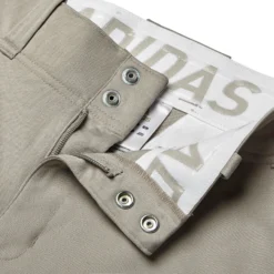 Adidas Men's Triple Stripe Open Bottom Baseball Pants -Rawlings Sport Gears Store MBA12023 GreyBaseball DET alt1