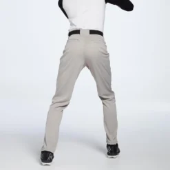 Adidas Men's Triple Stripe Open Bottom Baseball Pants -Rawlings Sport Gears Store MBA12023 GreyBaseball MODBCK alt1