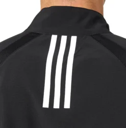 Adidas Men's Triple Stripe Long Sleeve Baseball Jacket -Rawlings Sport Gears Store MBA13006Z Black DET alt3