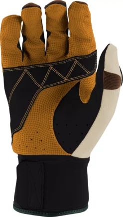 Marucci Adult Blacksmith Full Wrap Batting Gloves -Rawlings Sport Gears Store MBGBKSMFW BR TN MBGBKSMFWBRTN BrownTan PALM