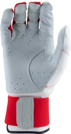 Marucci Adult Signature Full Wrap Batting Gloves -Rawlings Sport Gears Store MBGSGN3FW USA A RedWhiteNavy BCK