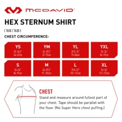 McDavid Youth HEX ¾ Sleeve Sternum Shirt -Rawlings Sport Gears Store MD7630Y MD7630020111 WhiteBlack DET