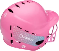 RIP-IT Girls' Emma Collection 'Play Ball' Softball Batting Helmet -Rawlings Sport Gears Store PBHMT PBHOMDGBPK Gumball BCKR