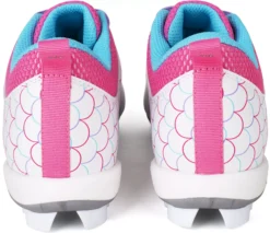 RIP-IT Kids' Play Ball Softball Cleats -Rawlings Sport Gears Store RIPPBC PPA WhiteMulti BCK