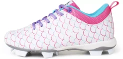 RIP-IT Kids' Play Ball Softball Cleats -Rawlings Sport Gears Store RIPPBC PPA WhiteMulti INS