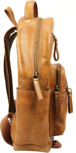Rawlings Medium Leather Backpack -Rawlings Sport Gears Store RS10057 Tan SDER