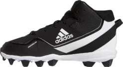 Adidas Kids' Icon 7 Mid MD Baseball Cleats -Rawlings Sport Gears Store S23704 BlackWhite INS