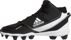 Adidas Men's Icon 7 Mid MD Baseball Cleats -Rawlings Sport Gears Store S23922 BlackWhite INS