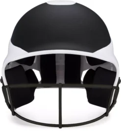 RIP-IT Vision Pro Softball Batting Helmet 9 RIP-IT Vision Pro Softball Batting Helmet -Rawlings Sport Gears Store VISJTTM VISJTTMB BlackWhite FRT