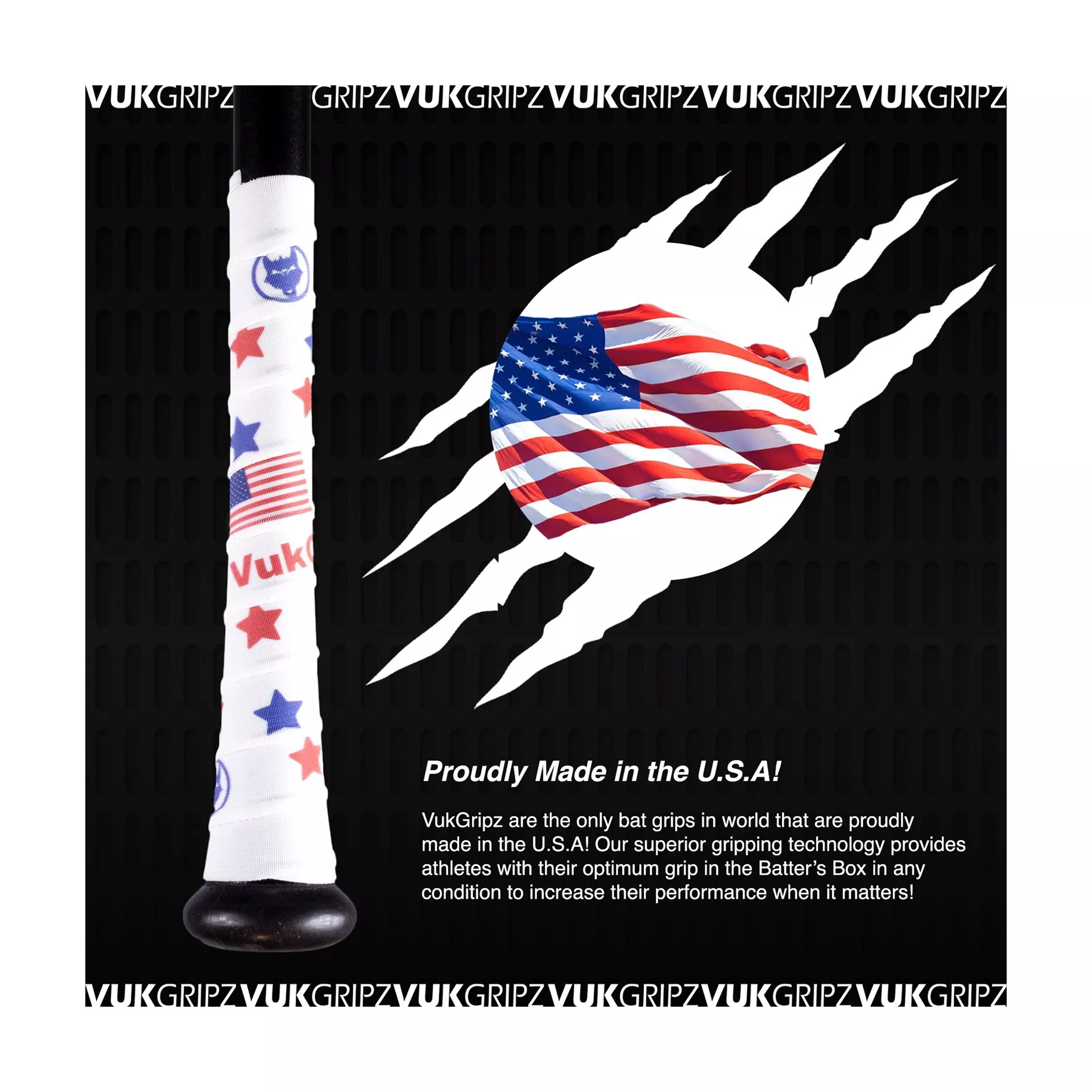 VukGripz Bat Grip Tape 5 VukGripz Bat Grip Tape - Image 5