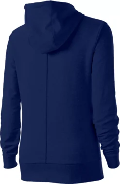 EvoShield Women's Pop Collar Terry Hoodie -Rawlings Sport Gears Store WB60074 03L Navy BCKR