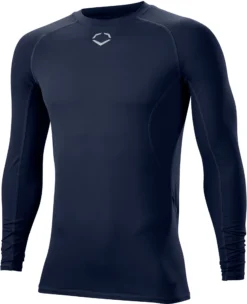 EvoShield Men's Cooling Long Sleeved T-Shirt -Rawlings Sport Gears Store WB6014LS WB60142022XL Navy AL