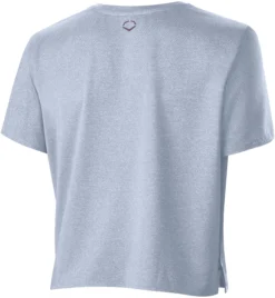 EvoShield Women's Crop T-shirt -Rawlings Sport Gears Store WB60174 022XL Pearl AR