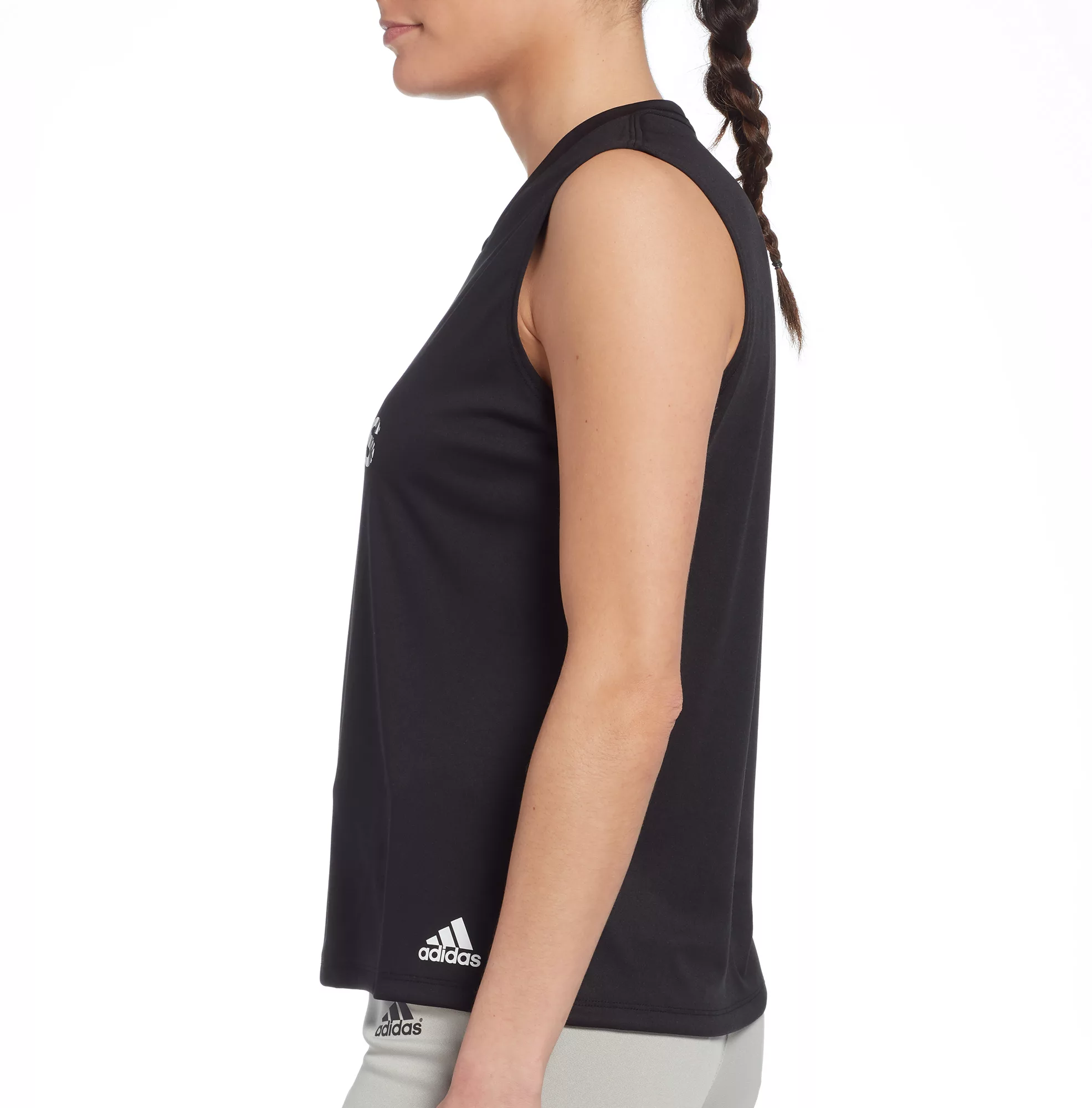 Adidas Women's Sleeveless Softball Graphic T-Shirt 2 Adidas Women's Sleeveless Softball Graphic T-Shirt - Image 2