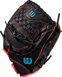 Wilson 11.5" Girls' Flash Series Softball Glove -Rawlings Sport Gears Store WBW100415115 NOCOLOR SDE