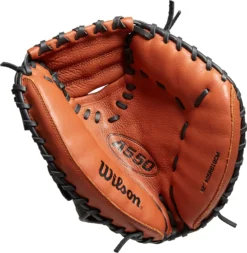 Wilson 32'' Youth A550 Series Catcher's Mitt -Rawlings Sport Gears Store WTA05RB20DCM Brown PALM