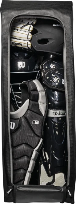 Wilson Team Gear Wheeled Bag -Rawlings Sport Gears Store WTA9710 BL Black DET
