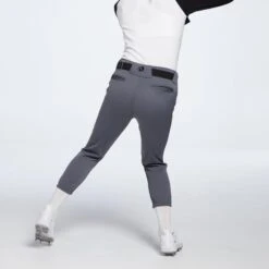 DeMarini Women's Fierce Softball Pants -Rawlings Sport Gears Store WTD3040 Charcoal MODBCK alt1