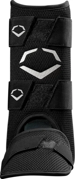 EvoShield Youth Pro-SRZ Batter's Leg Guard -Rawlings Sport Gears Store WTV1201 BLYTH Black FRT